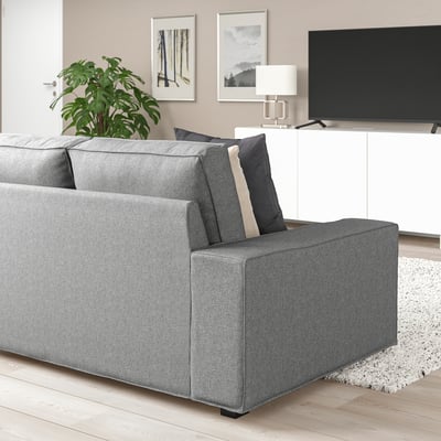 KIVIK Sofá, Tibbleby beige/gris