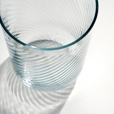 KLIPPLAX Vaso, vidrio transparente, 8 oz