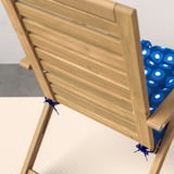 KLÖSAN Cojín para silla, exterior, azul oscuro, 17 3/4x45 5/8 "