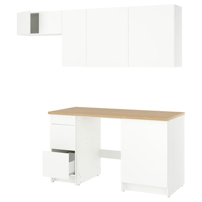 KNOXHULT Cocina, blanco, 93x24x88 "