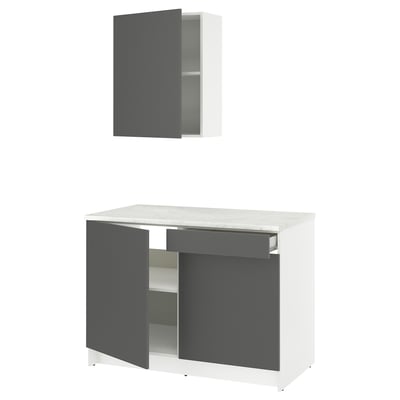 KNOXHULT Cocina, gris oscuro, 48x24x88 "