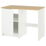 KNOXHULT Gabinete bajo+puerta y hueco, blanco armazón, 48x24x36 "