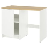 KNOXHULT Gabinete bajo+puerta y hueco, blanco, 48x24x36 "