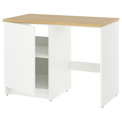 KNOXHULT Gabinete bajo+puerta y hueco, blanco, 48x24x36 "