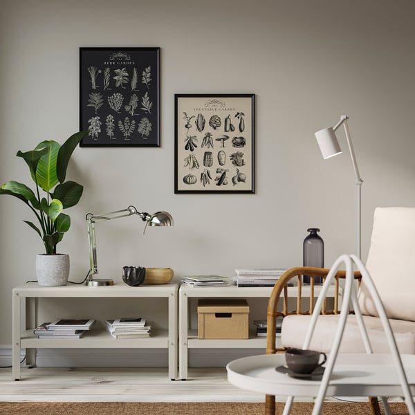 KOLBJÖRN Estantería, beige exterior/interior, 31 1/2x17 3/4 "