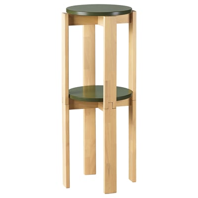 KOMPISHÄNG Taburete, juego de 2, abedul, 18 1/8 "