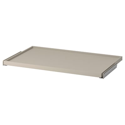 KOMPLEMENT Bandeja extraíble, beige grisáceo, 39 3/8x22 7/8 "