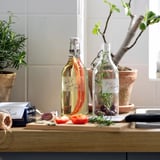 KORKEN Botella con tapón, vidrio transparente, 17 oz