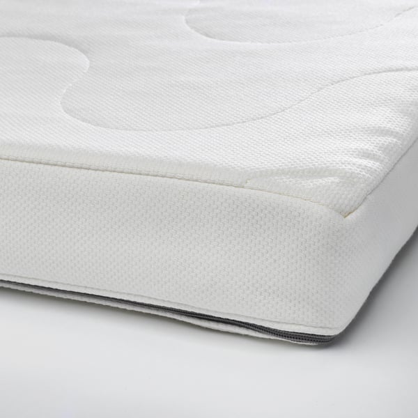KRUMMELUR Colchón espuma para cuna, 27 1/2x52 "