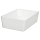 KUGGIS Caja, blanco, 7x10 ¼x3 ¼ "