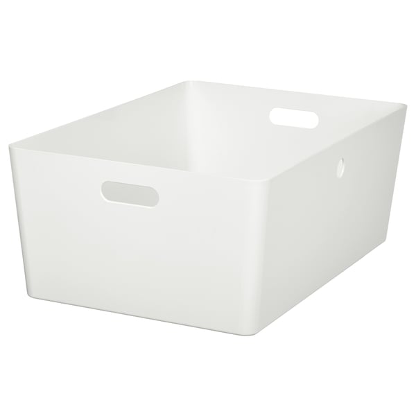 KUGGIS Caja, blanco, 14 ½x21 ¼x8 ¼ "