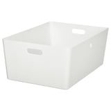 KUGGIS Caja, blanco, 14 ½x21 ¼x8 ¼ "