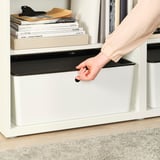KUGGIS Caja, blanco, 14 ½x21 ¼x8 ¼ "