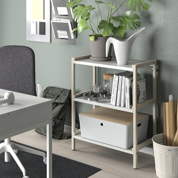KUGGIS Caja, blanco, 14 ½x21 ¼x8 ¼ "