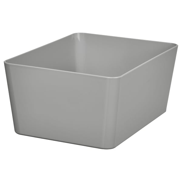 KUGGIS Caja, gris claro, 5x7x3 ¼ "