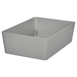 KUGGIS Caja, gris claro, 7x10 ¼x3 ¼ "