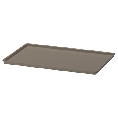 KUGGIS Tapa, gris oscuro-beige, 10 ¼x13 ¾ "