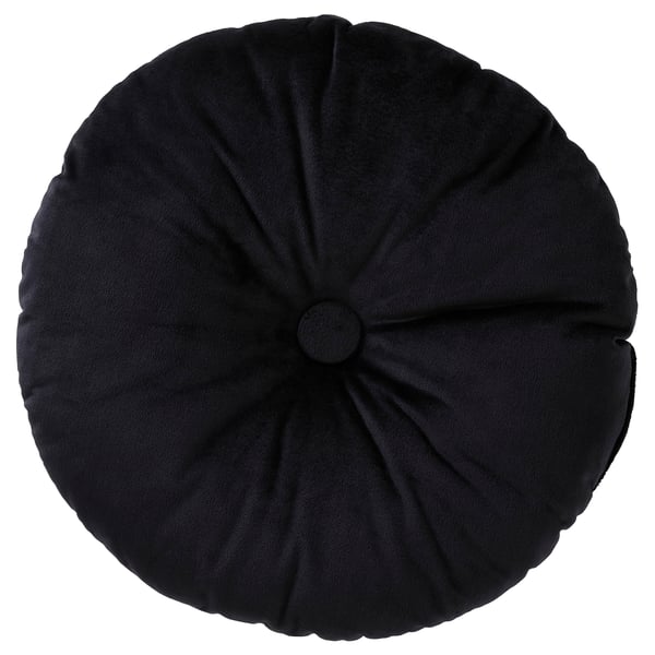 KUSTFYR Cojín, negro, 16 "