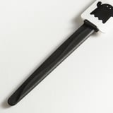 KUSTFYR Espátula de caucho, negro/blanco