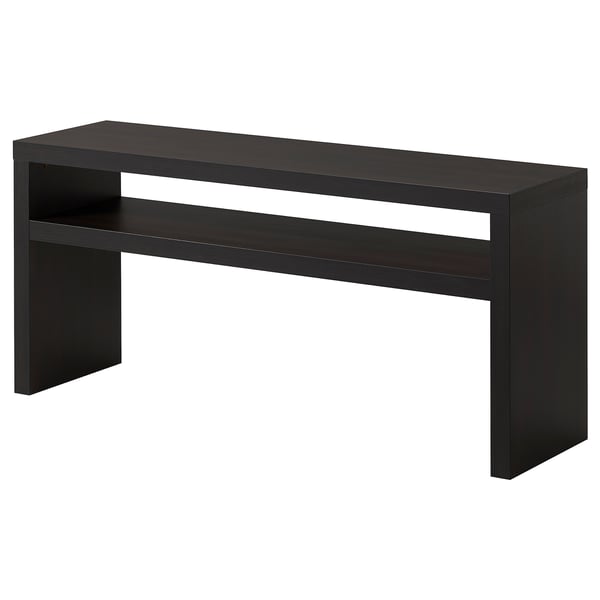 LACK Consola, negro-marrón, 55 1/8x15 3/8 "