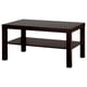 Opción: LACK Mesa de centro, negro-marrón, 35 3/8x21 5/8 "