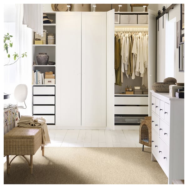 LÄTTBETONG Alfombra interior/exterior, beige/marrón claro, 7.87x10 '