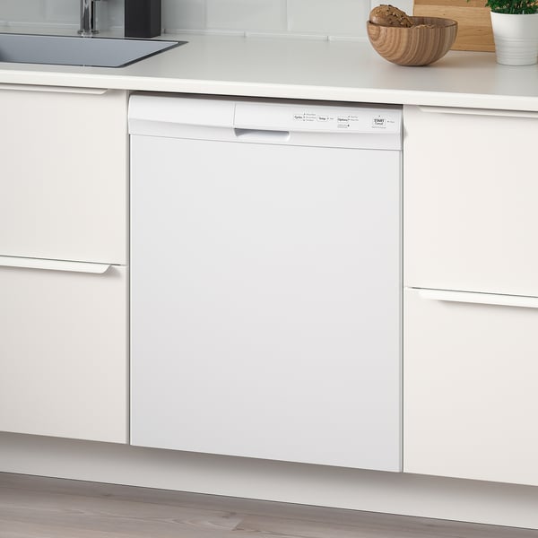 LAGAN Lavaplatos integrado, blanco, 24 "