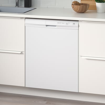 LAGAN Lavaplatos integrado, blanco, 24 "
