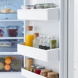 LAGAN Refrigerador+congelador superior, blanco, 13.9 cu.ft