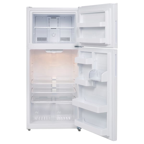 LAGAN Refrigerador+congelador superior, blanco, 18.0 cu.ft