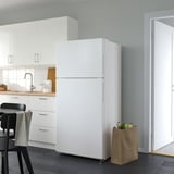 LAGAN Refrigerador+congelador superior, blanco, 18.0 cu.ft