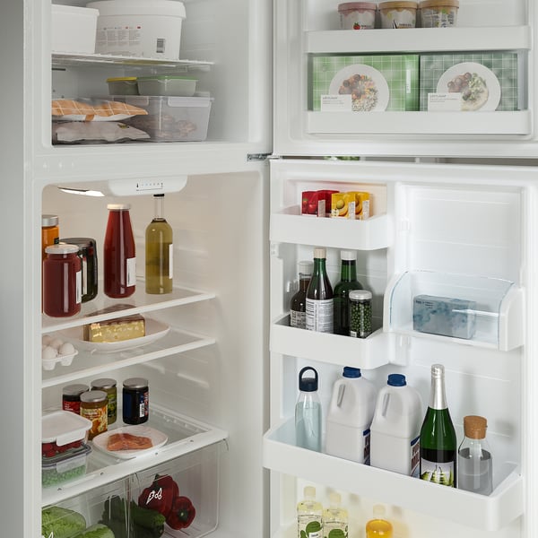 LAGAN Refrigerador+congelador superior, blanco, 18.0 cu.ft