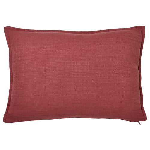 LAGERPOPPEL Funda para cojín, rojo-rosado, 16x23 "