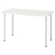 LAGKAPTEN / ADILS Escritorio, rejilla multicolor/blanco, 47 1/4x23 5/8 "