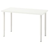 LAGKAPTEN / OLOV Escritorio, blanco, 47 1/4x23 5/8 "