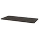 LAGKAPTEN Tablero, negro-marrón, 55 1/8x23 5/8 "