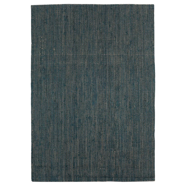 LANDBANA Alfombra, lisa, azul oscuro, 5 ' 3 "x7 ' 7 "