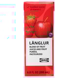 LÅNGLUR Batido de frutas, rojo/vitamina C adicional, 7 oz