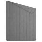LÅSBRÄKEN Edredón, gris, Twin/Twin extra largo