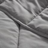 LÅSBRÄKEN Edredón, gris, Twin/Twin extra largo