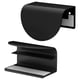 LATMASK Tirador clip, negro, 2 3/8 " 2 paq