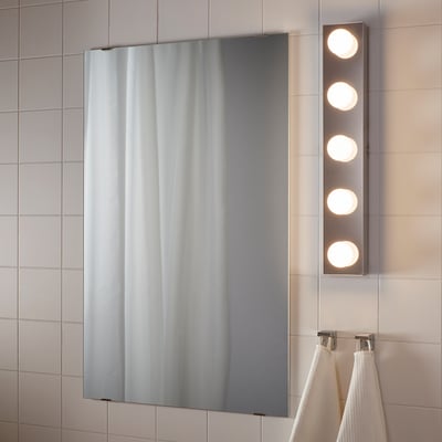 LEDSJÖ Aplique LED, acero inoxidable, 24 "