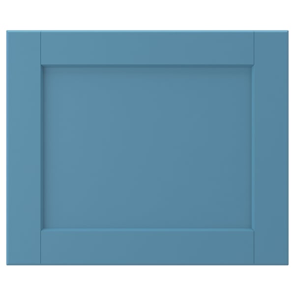 LERHYTTAN Frente de cajón, azul, 18x15 "