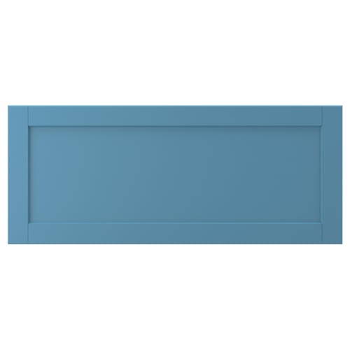 LERHYTTAN Frente de cajón, azul, 36x15 "