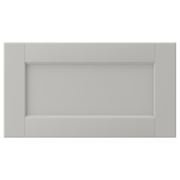 LERHYTTAN Frente de cajón, gris claro, 18x10 "