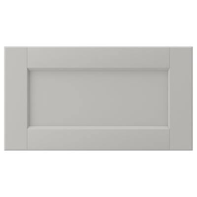 LERHYTTAN Frente de cajón, gris claro, 18x10 "