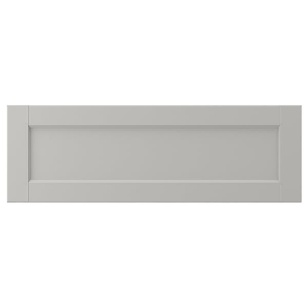 LERHYTTAN Frente de cajón, gris claro, 30x10 "