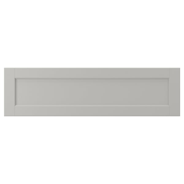 LERHYTTAN Frente de cajón, gris claro, 36x10 "