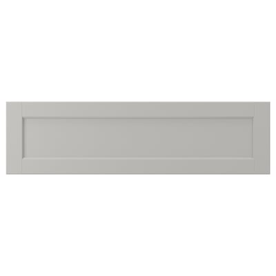 LERHYTTAN Frente de cajón, gris claro, 36x10 "