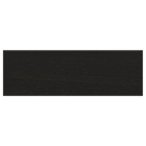 LERHYTTAN Frente de cajón, teñido en negro, 15x5 "